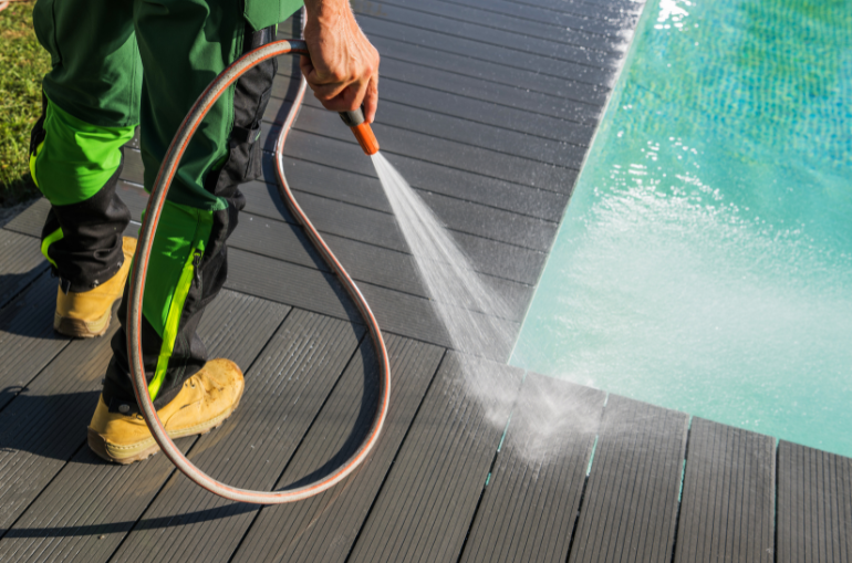 swimming pool area cleaning services